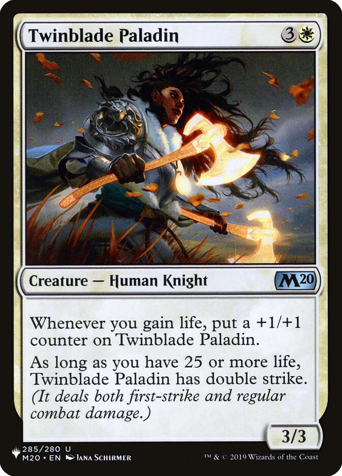 Twinblade Paladin [The List] | Arkham Games and Comics