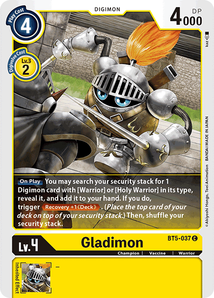 Gladimon [BT5-037] [Battle of Omni] | Arkham Games and Comics