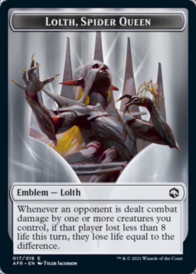 Lolth, Spider Queen Emblem [Dungeons & Dragons: Adventures in the Forgotten Realms Tokens] | Arkham Games and Comics