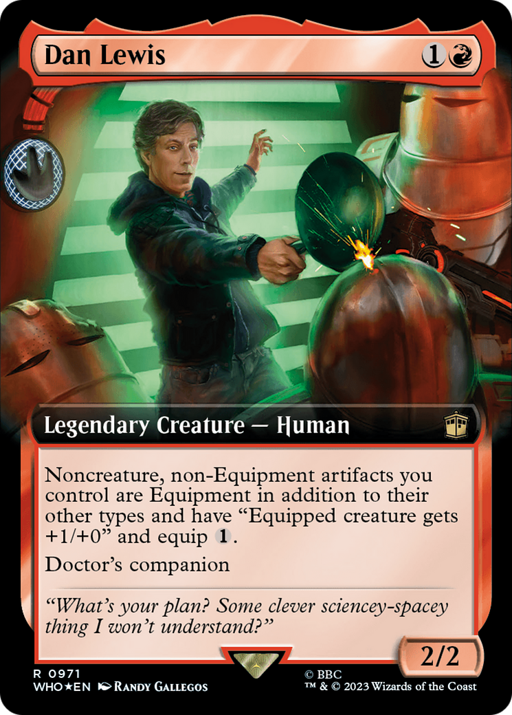 Dan Lewis (Extended Art) (Surge Foil) [Doctor Who] | Arkham Games and Comics