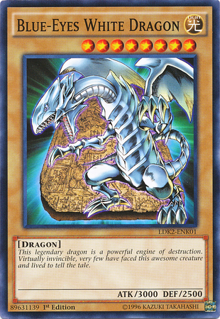 Blue-Eyes White Dragon (Version 4) [LDK2-ENK01] Common | Arkham Games and Comics