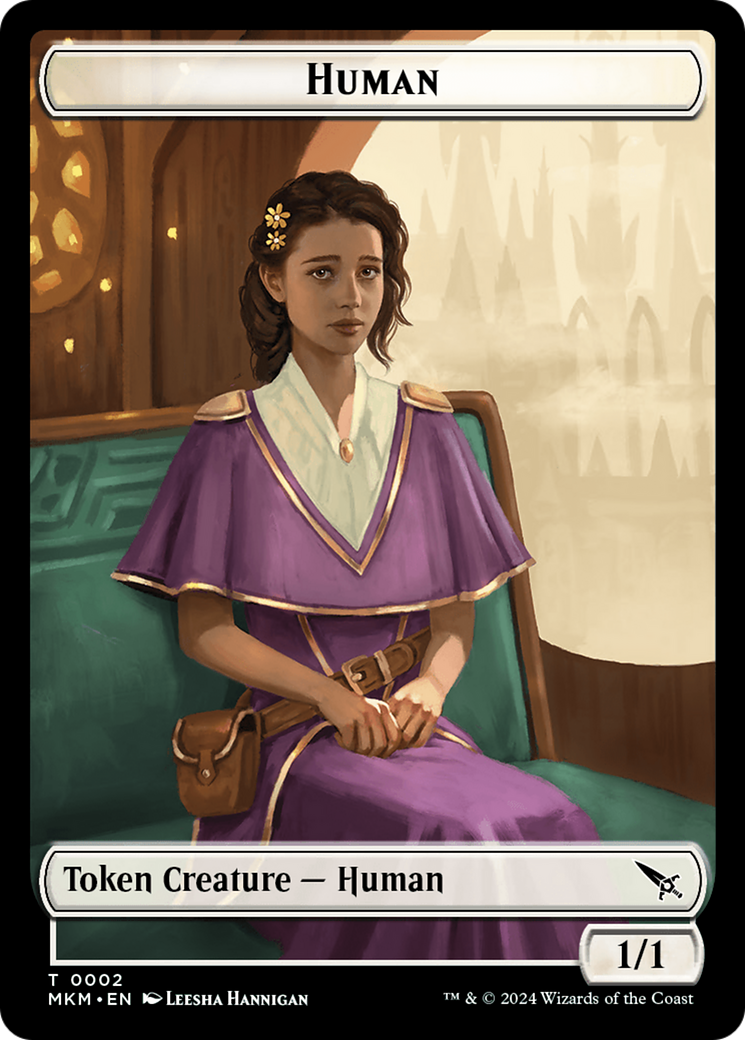 Thopter (0020) // Human Double-Sided Token [Murders at Karlov Manor Tokens] | Arkham Games and Comics