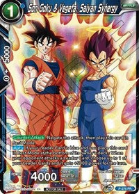 Son Goku & Vegeta, Saiyan Synergy (Unison Warrior Series Tournament Pack Vol.3) (P-276) [Tournament Promotion Cards] | Arkham Games and Comics