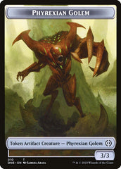 Phyrexian Goblin // Phyrexian Golem Double-Sided Token [Phyrexia: All Will Be One Tokens] | Arkham Games and Comics