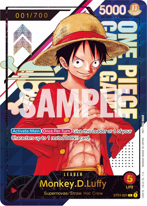 Monkey.D.Luffy (Serial Number) [One Piece Promotion Cards] | Arkham Games and Comics