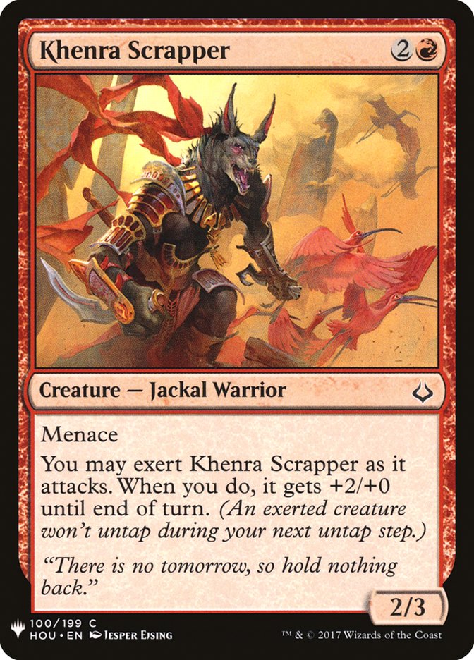 Khenra Scrapper [Mystery Booster] | Arkham Games and Comics