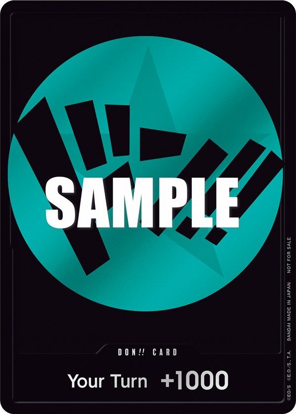 DON!! Card (Teal) [One Piece Promotion Cards] | Arkham Games and Comics