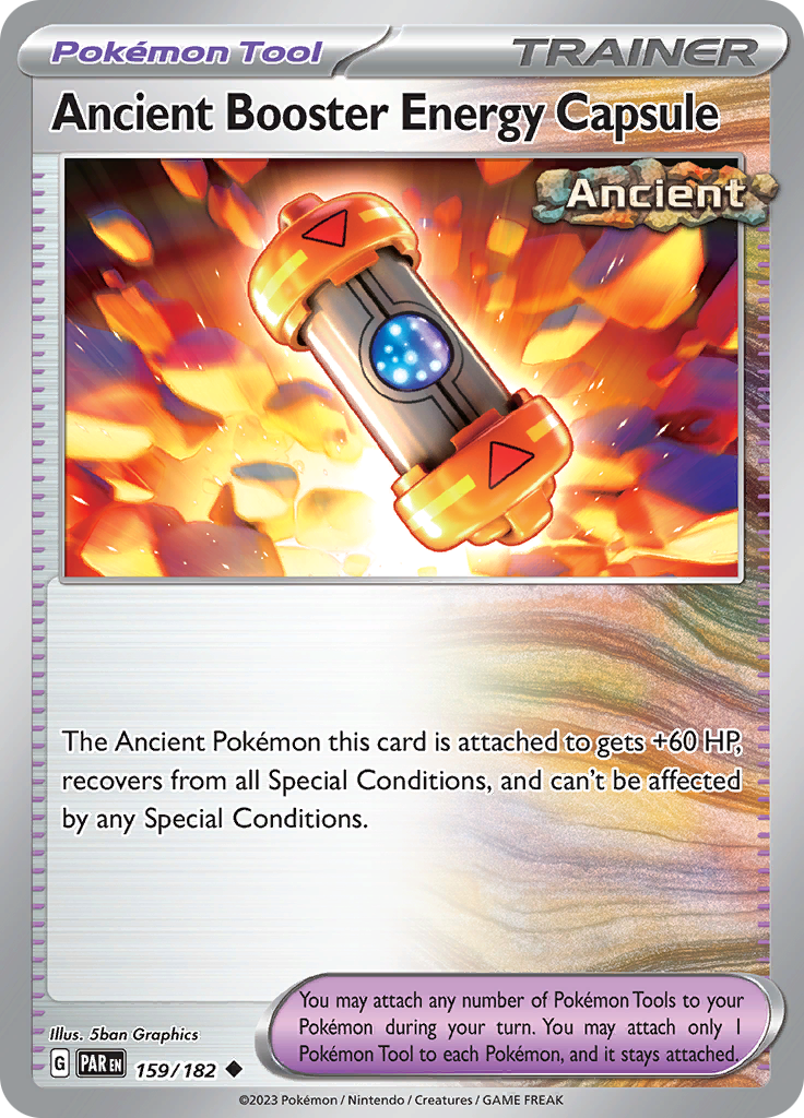 Ancient Booster Energy Capsule (159/182) [Scarlet & Violet: Paradox Rift] | Arkham Games and Comics