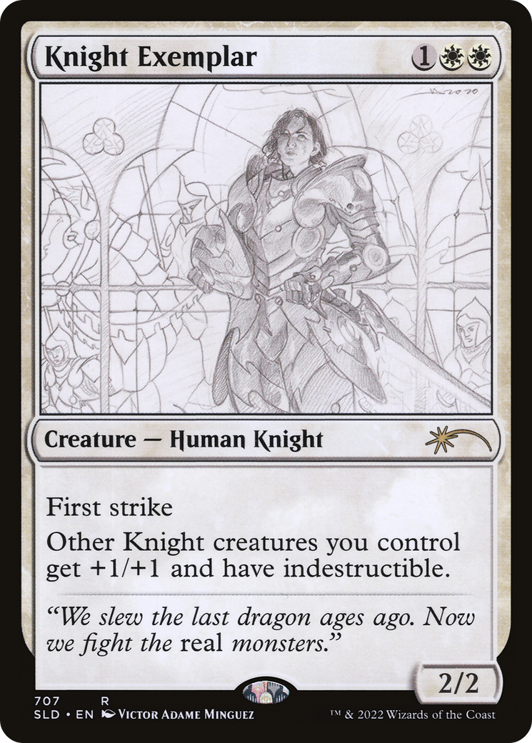 Knight Exemplar (707) [Secret Lair Drop Series] | Arkham Games and Comics