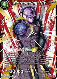 Foreseeing Hit (Championship Final 2019) (TB1-008) [Tournament Promotion Cards] | Arkham Games and Comics