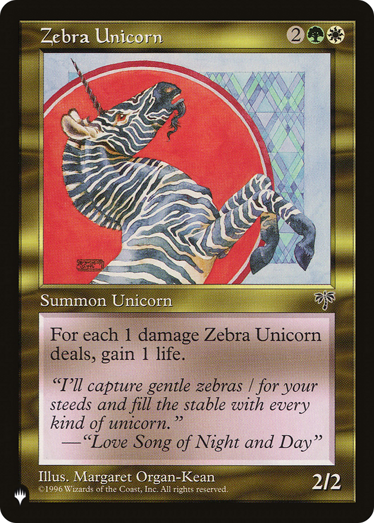 Zebra Unicorn [The List] | Arkham Games and Comics