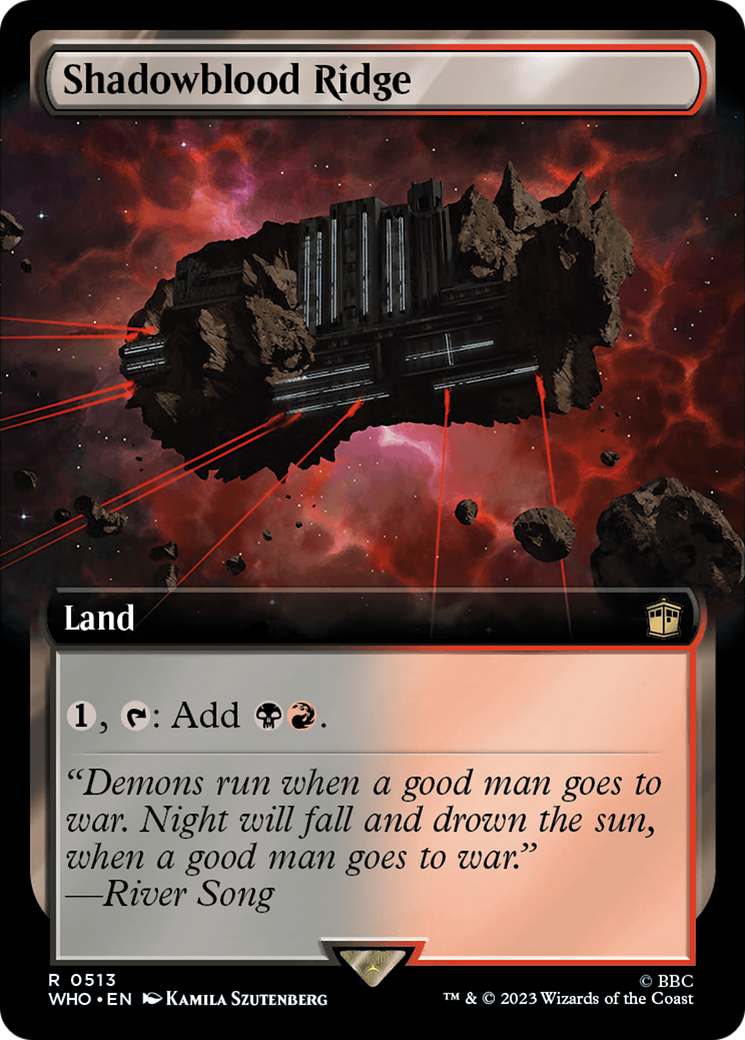 Shadowblood Ridge (Extended Art) [Doctor Who] | Arkham Games and Comics