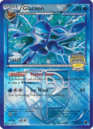 Glaceon (023/116) (City Championships) (Staff) [League & Championship Cards] | Arkham Games and Comics