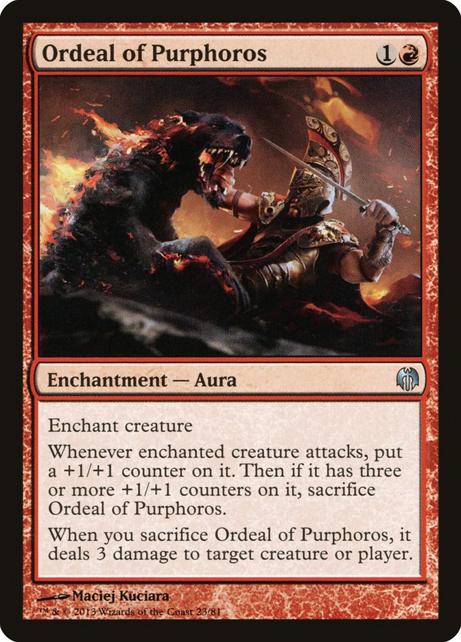 Ordeal of Purphoros [Duel Decks: Heroes vs. Monsters] | Arkham Games and Comics