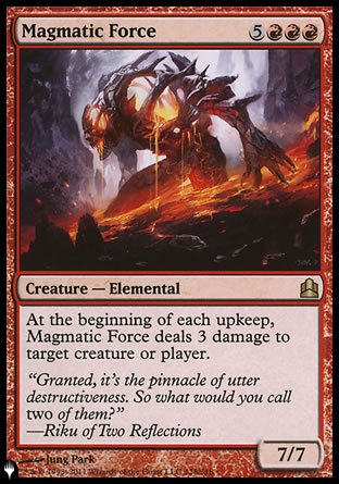 Magmatic Force [The List] | Arkham Games and Comics