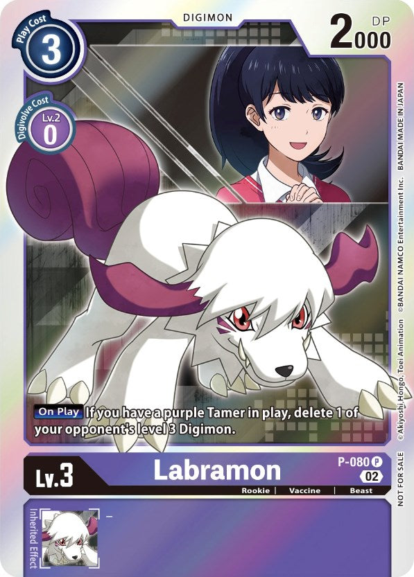 Labramon [P-080] (Digimon Survive Anime Expo 2022) [Promotional Cards] | Arkham Games and Comics