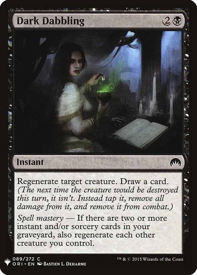 Dark Dabbling [Mystery Booster] | Arkham Games and Comics