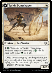 Tarkir Duneshaper // Burnished Dunestomper [March of the Machine] | Arkham Games and Comics