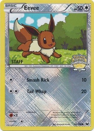Eevee (84/108) (City Championship Staff) [League & Championship Cards] | Arkham Games and Comics