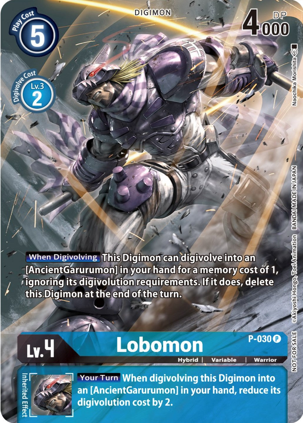 Lobomon [P-030] (2nd Anniversary Frontier Card) [Promotional Cards] | Arkham Games and Comics