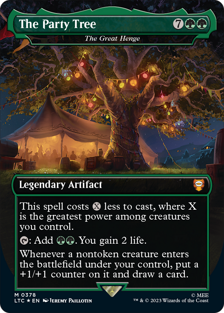 The Great Henge - The Party Tree (Surge Foil Realms and Relics) [The Lord of the Rings: Tales of Middle-Earth Commander] | Arkham Games and Comics