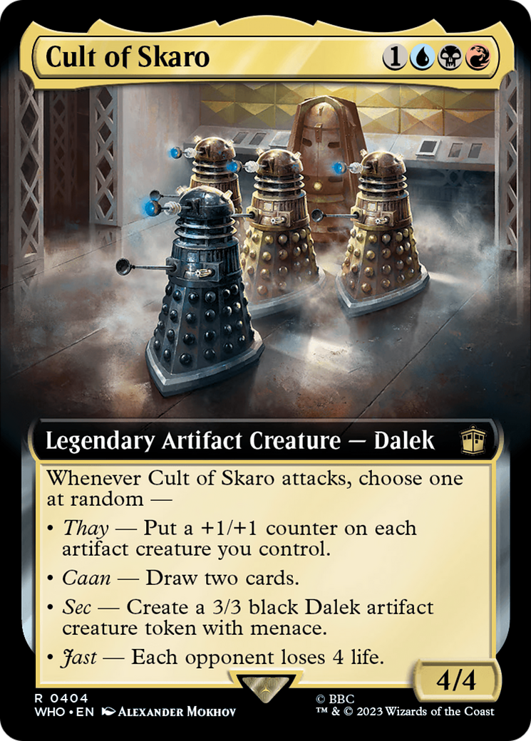 Cult of Skaro (Extended Art) [Doctor Who] | Arkham Games and Comics