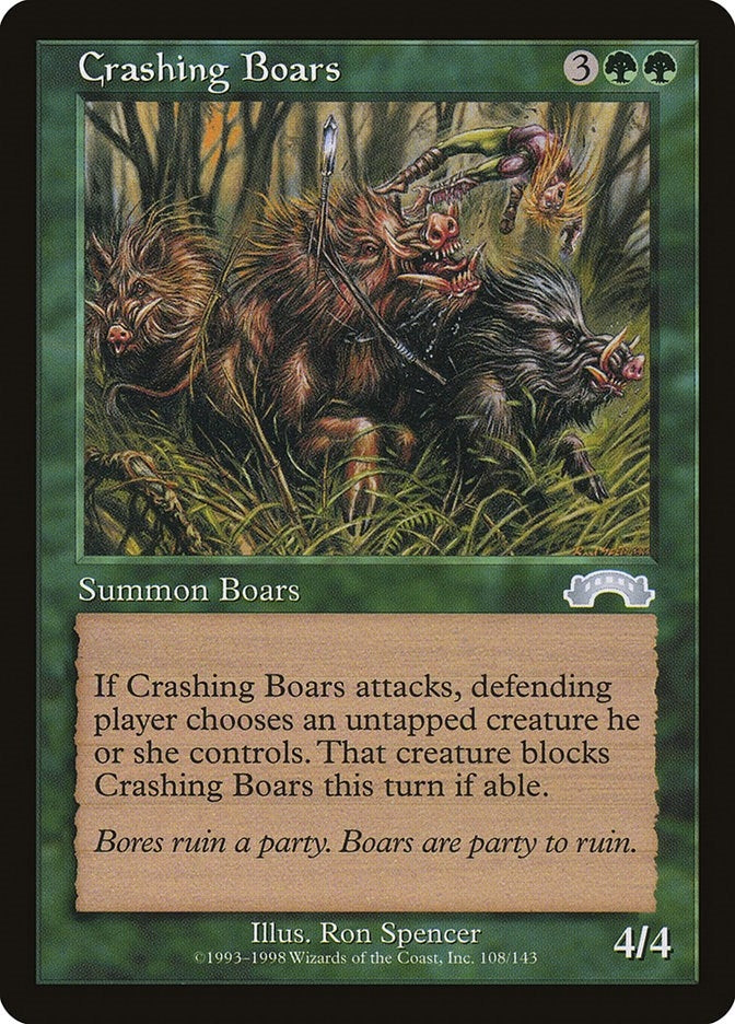 Crashing Boars (108) [EXO] | Arkham Games and Comics