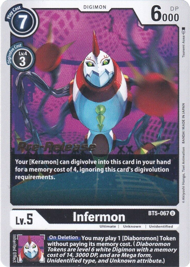 Infermon [BT5-067] [Battle of Omni Pre-Release Promos] | Arkham Games and Comics