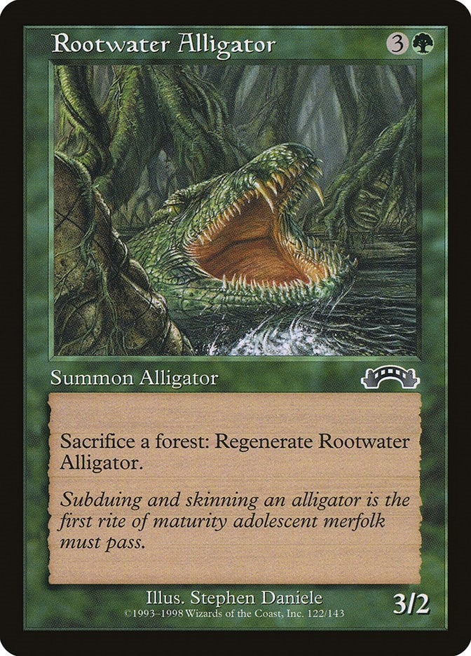 Rootwater Alligator (122) [EXO] | Arkham Games and Comics