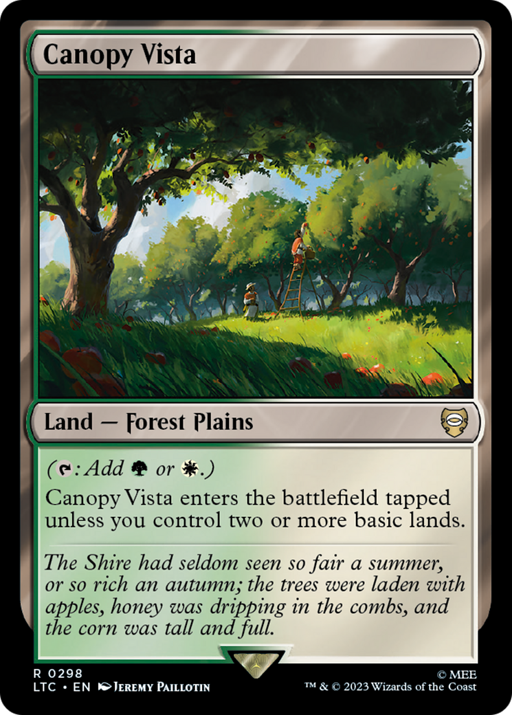 Canopy Vista [The Lord of the Rings: Tales of Middle-Earth Commander] | Arkham Games and Comics