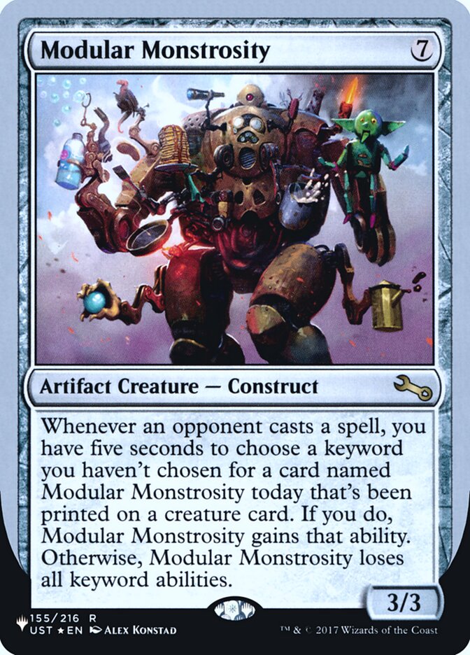 Modular Monstrosity (Unfinity Foil Edition) [The List] | Arkham Games and Comics