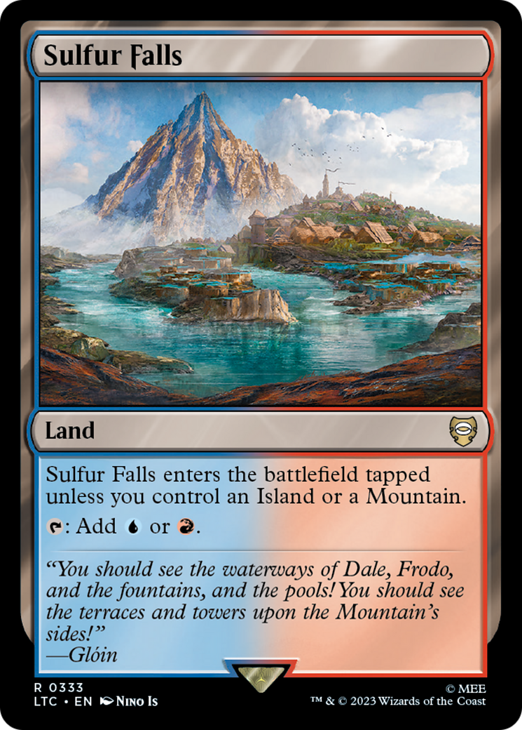 Sulfur Falls [The Lord of the Rings: Tales of Middle-Earth Commander] | Arkham Games and Comics