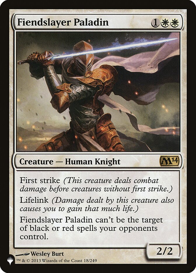 Fiendslayer Paladin [The List] | Arkham Games and Comics