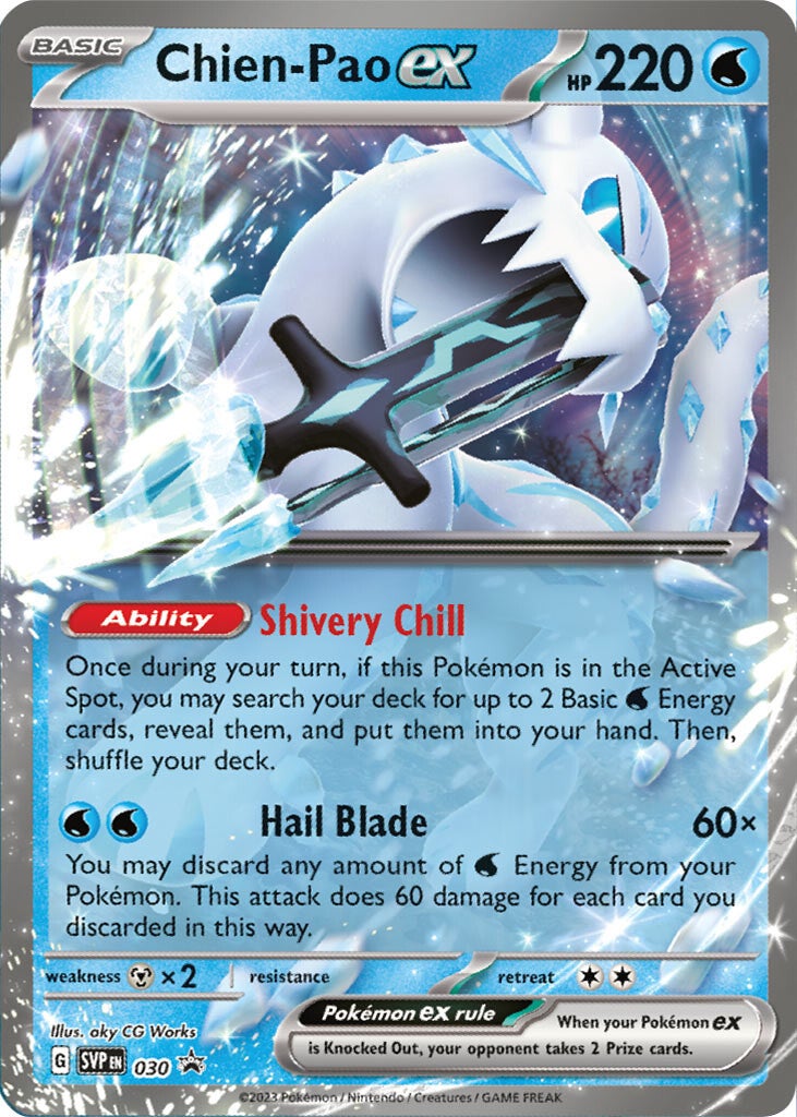Chien-Pao ex (030) [Scarlet & Violet: Black Star Promos] | Arkham Games and Comics
