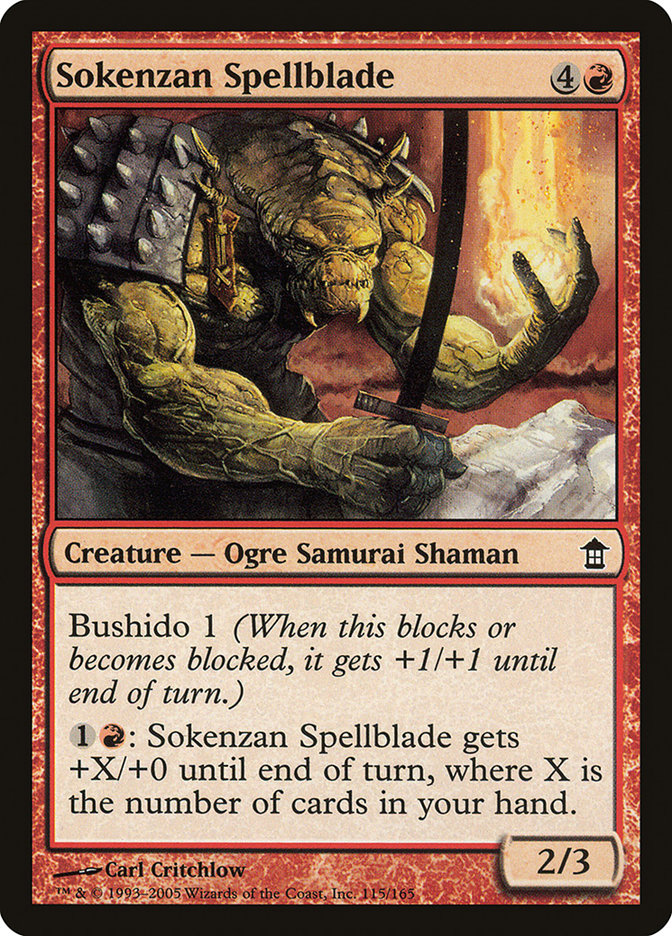 Sokenzan Spellblade [Saviors of Kamigawa] | Arkham Games and Comics