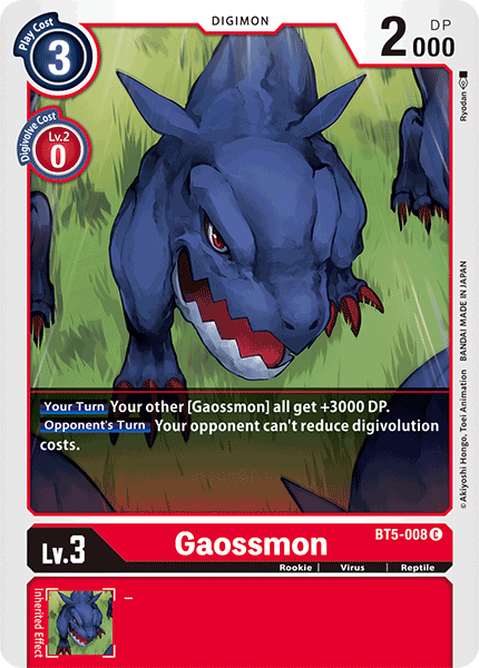 Gaossmon [BT5-008] [Battle of Omni] | Arkham Games and Comics