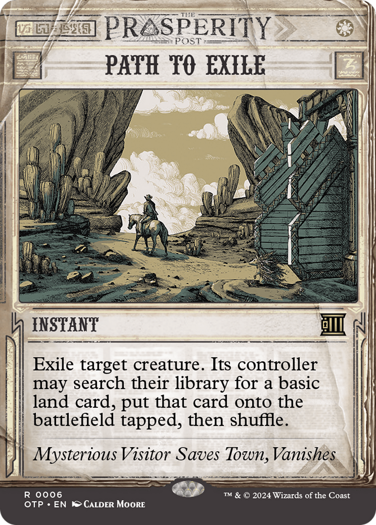 Path to Exile [Outlaws of Thunder Junction: Breaking News] | Arkham Games and Comics