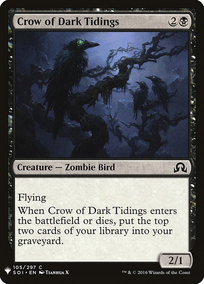 Crow of Dark Tidings [Mystery Booster] | Arkham Games and Comics