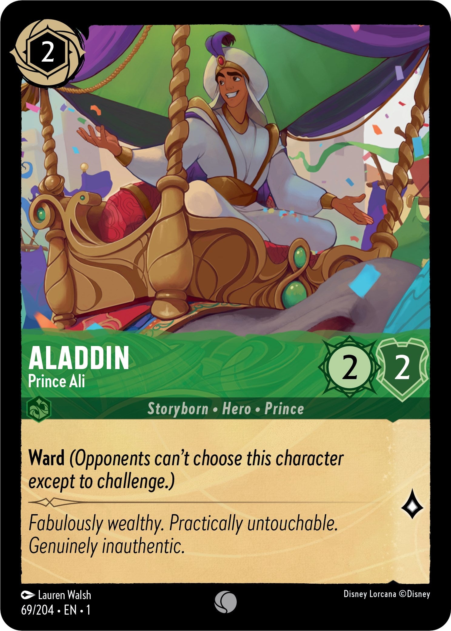 Aladdin - Prince Ali (69/204) [The First Chapter] | Arkham Games and Comics