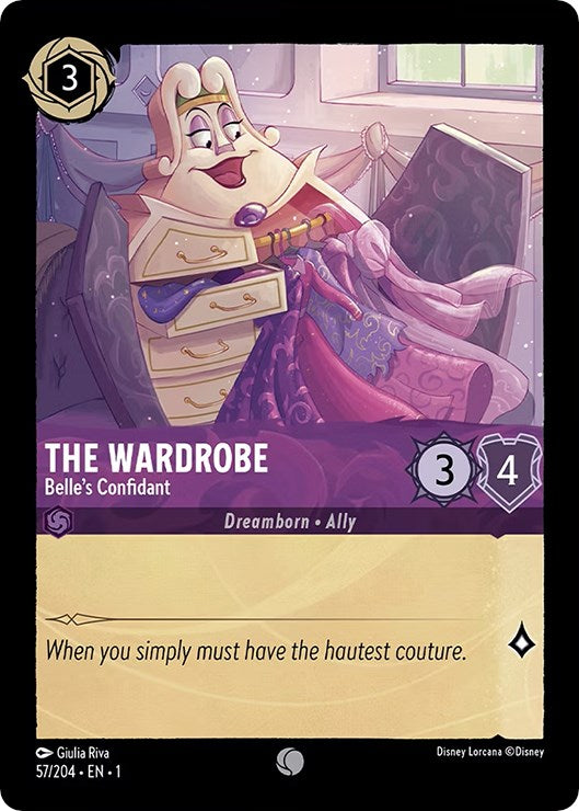 The Wardrobe - Belle's Confidant (57/204) [The First Chapter] | Arkham Games and Comics