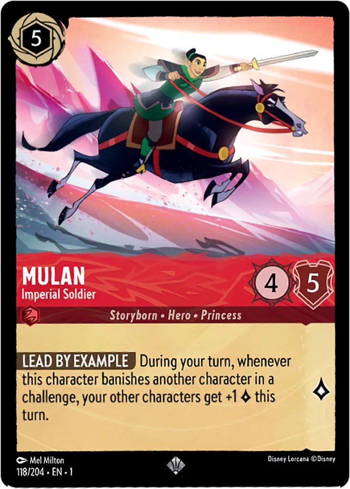 Mulan - Imperial Soldier (Oversized) (118/204) [The First Chapter] | Arkham Games and Comics