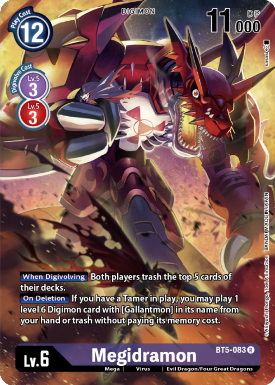 Megidramon [BT5-083] (Digimon Card Game Deck Box Set) [Battle of Omni Promos] | Arkham Games and Comics