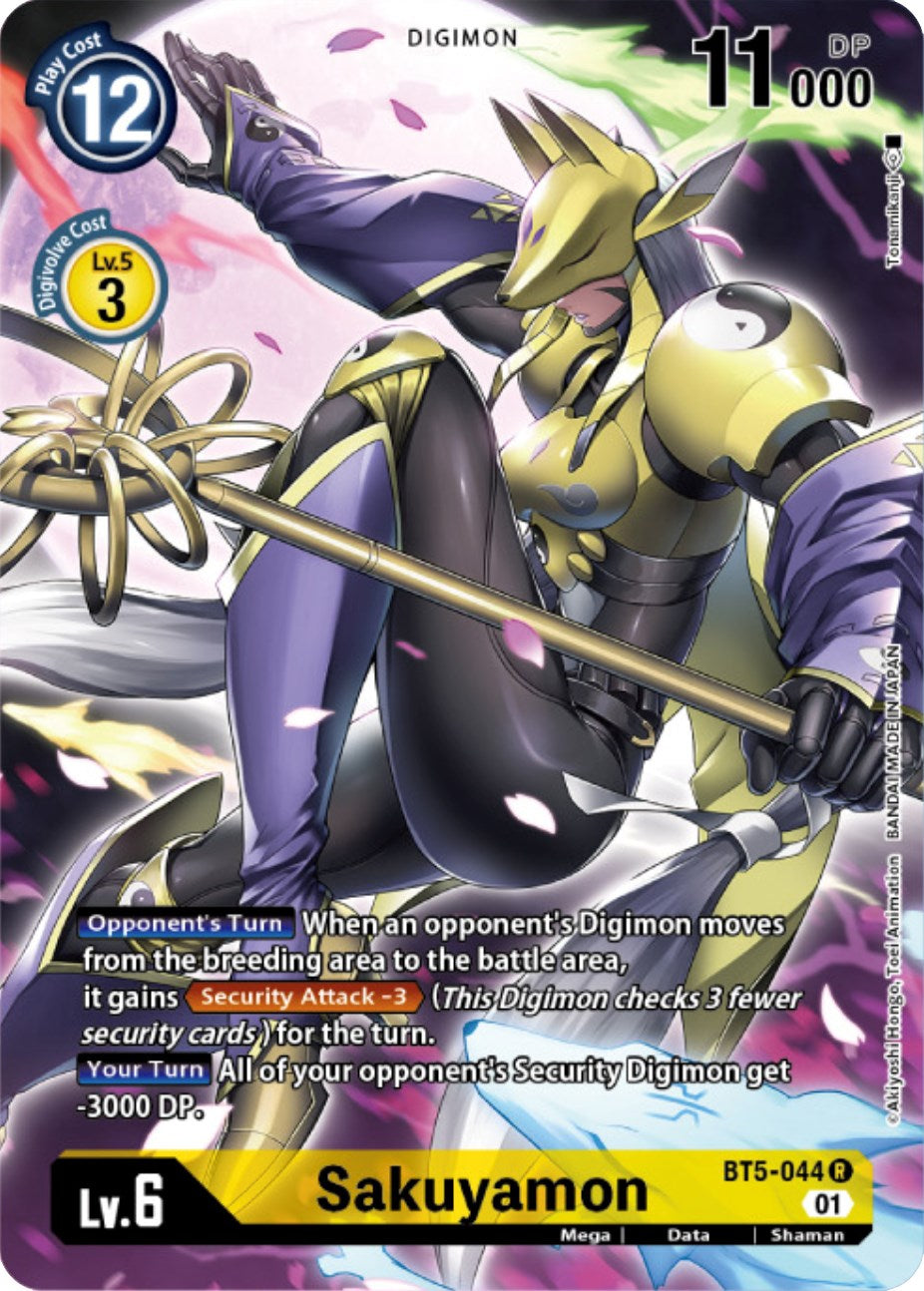 Sakuyamon [BT5-044] (Digimon Card Game Deck Box Set) [Battle of Omni Promos] | Arkham Games and Comics