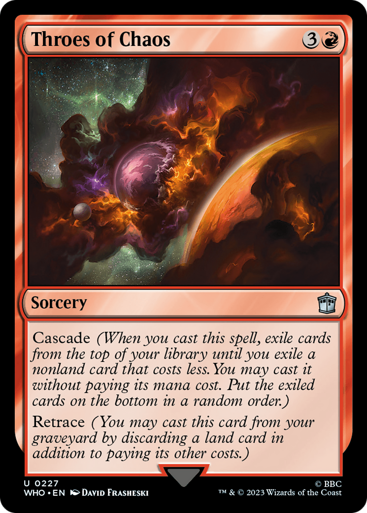 Throes of Chaos [Doctor Who] | Arkham Games and Comics