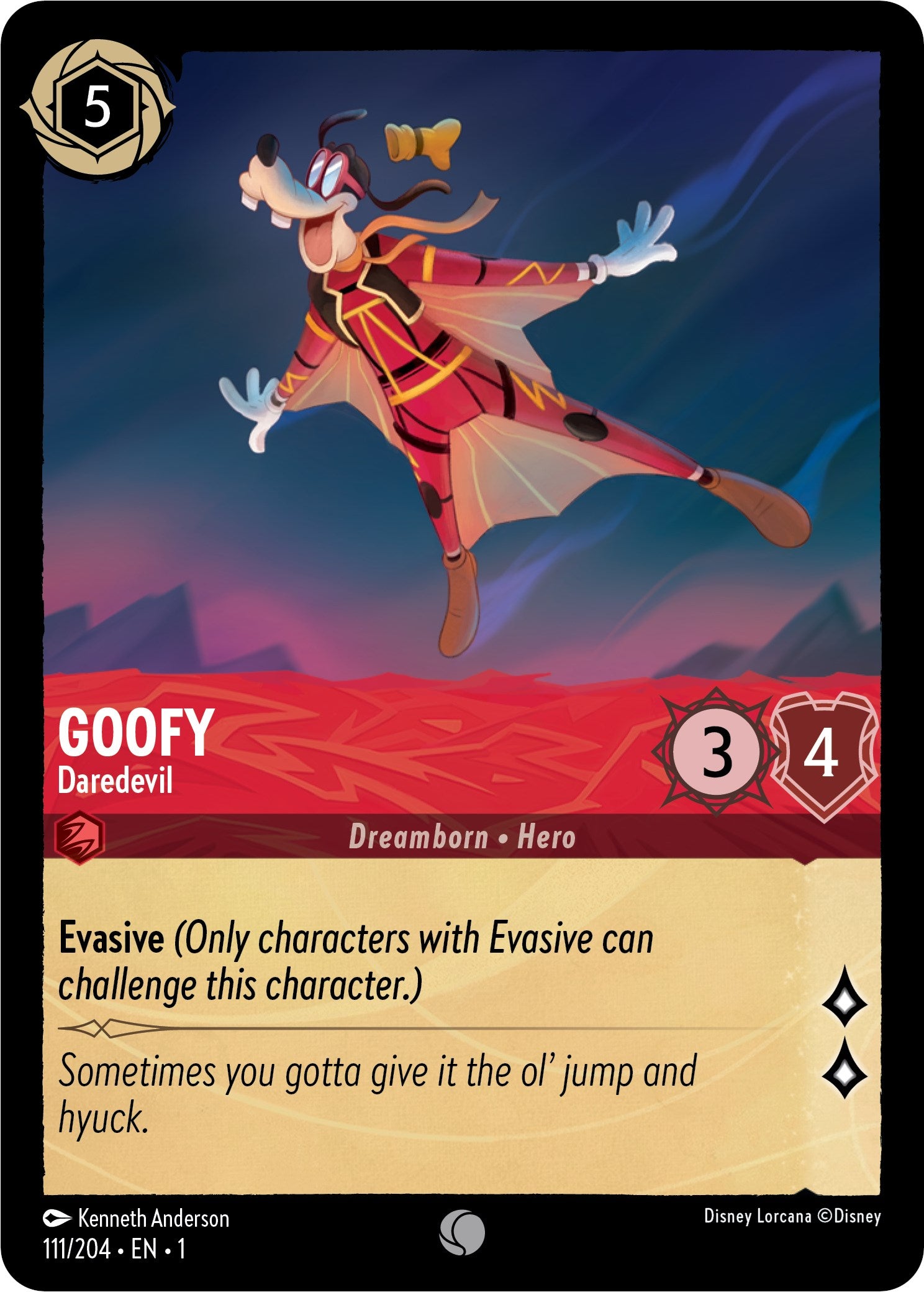 Goofy - Daredevil (111/204) [The First Chapter] | Arkham Games and Comics