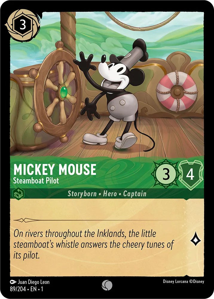 Mickey Mouse - Steamboat Pilot (89/204) [The First Chapter] | Arkham Games and Comics