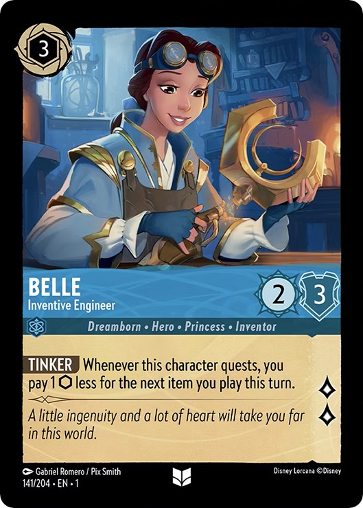 Belle - Inventive Engineer (141/204) [The First Chapter] | Arkham Games and Comics