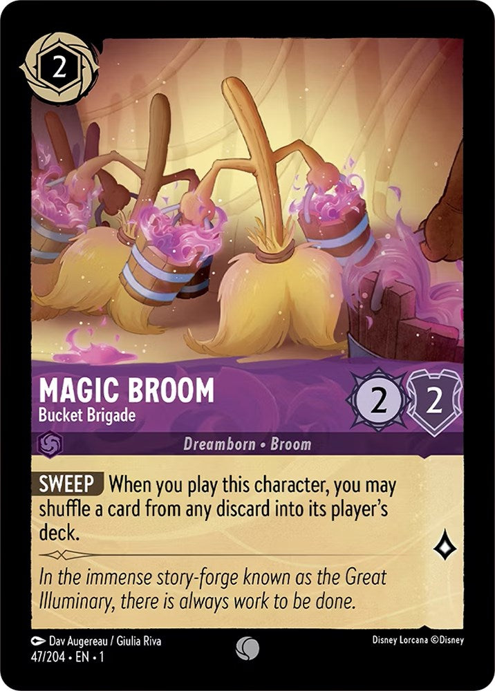 Magic Broom - Bucket Brigade (47/204) [The First Chapter] | Arkham Games and Comics