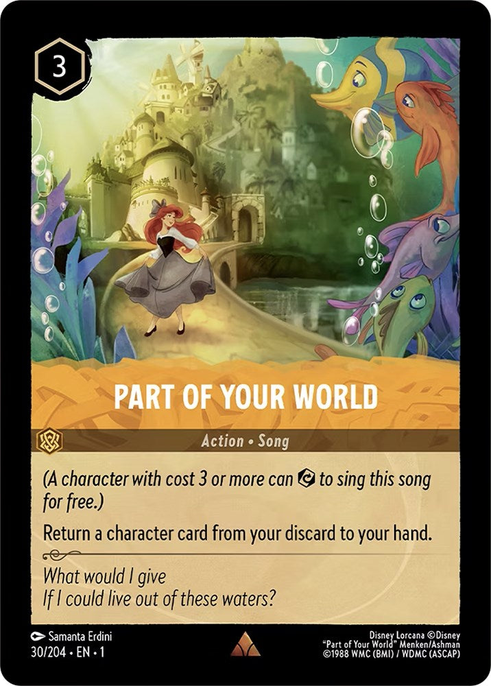 Part of Your World (30/204) [The First Chapter] | Arkham Games and Comics
