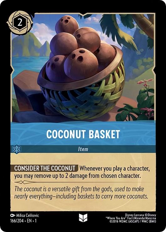 Coconut Basket (166/204) [The First Chapter] | Arkham Games and Comics
